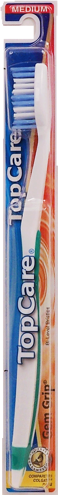 Top Care Gem Grip medium, bi-level bristle toothbrush Full-Size Picture